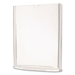 Tabletop Sign and Menu Holder, 8.5 x 11 Insert, Clear