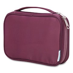 Travel Jewelry Organizer, 7.4 x 5.6, Maroon