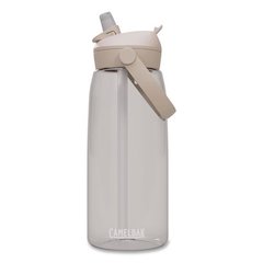 Thrive FlipStraw Plastic Water Bottle, 32 oz, Clear