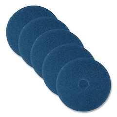 Low-Speed High Productivity Floor Pads 5300, 20" Diameter, Blue, 5/Carton