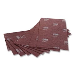 Surface Preparation Pad Sheets, 14 x 28, Maroon, 10/Carton