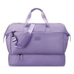 Florence by Mills x DELSEY PARIS Chillout Weekender Bag, 10 x 22.5 x 14.5, Lavender