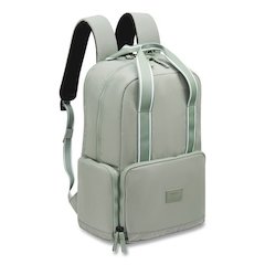 Florence by Mills Carefree Carry Laptop Backpack, Fits Devices Up to 16.9", 12.5 x 7.25 x 17.5, Sage