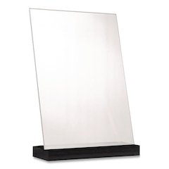 Acrylic Sign Holder with Black Angled Base, 5 x 7 Insert