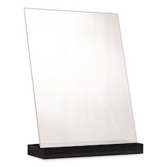 Acrylic Sign Holder with Black Angled Base, 8.5 x 11 Insert