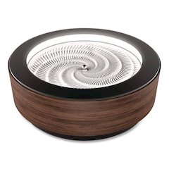Drift Premium Wood Sand Table, 10" Diameter x 3.42"h, Walnut