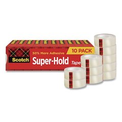 Super-Hold Tape Refill, 1" Core, 0.75" x 22.22 yds, Clear, 10/Pack