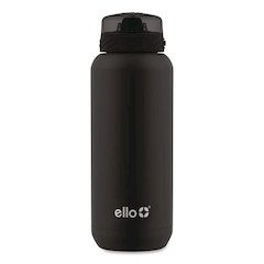 Cooper Stainless Steel Vacuum Insulated Water Bottle, 32 oz, Black