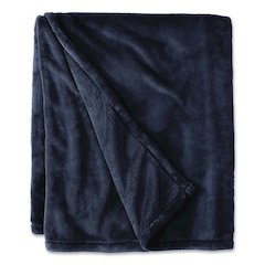 Wicked Plush Throw, 50 x 60, Navy