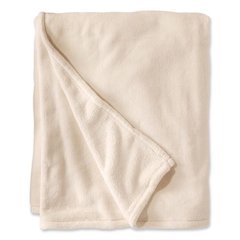 Wicked Plush Throw, 60 x 80, Antique White