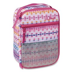 Insulated Lunch Bag, 7 x 3.75 x 9.5, Hibiscus Dash