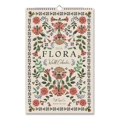 Flora Monthly Wall Calendar, 11 x 17, Multicolor Sheets, 12-Month (Jan to Dec): 2026