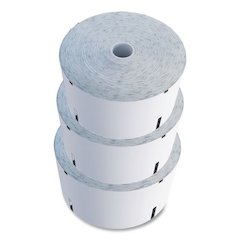 Thermal ATM Paper Rolls, 1" Core, 3.13" x 900 ft, White, 4/Carton
