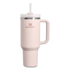 Quencher H2.0 FlowState Stainless Steel Double Wall Tumbler, 40 oz, Rose Quartz