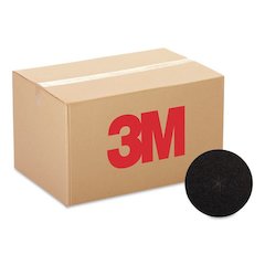 Resinite Floor Surfacing Disc, 7" Diameter, Black, 300/Carton