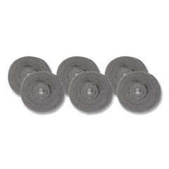 Industrial-Quality Steel Wool Reel, #2 Medium Coarse, 5 lb Reel, Steel Gray, 6/Carton