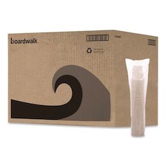 Paper Hot Cups, 8 oz, White, 50/Sleeve, 20 Sleeves/Carton