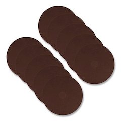 EcoPrep EPP Specialty Pads, 13", Maroon, 10/Carton