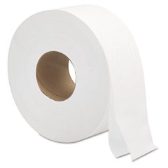 Jumbo Roll Bath Tissue, Septic Safe, 2-Ply, 3.3" x 700 ft, White, 12 Rolls/Carton
