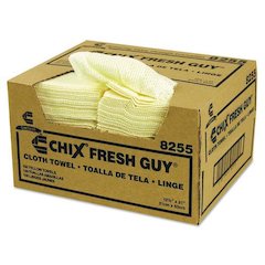 Fresh Guy Towels, 13.5 x 13.5, Yellow, 150/Carton