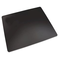 Rhinolin II Desk Pad with Antimicrobial Protection, 36" x 24", Black