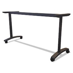 Alera Valencia Series Training Table T-Leg Base, 54w x 19.75d x 28.5h, Black