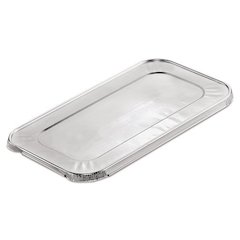 Steam Pan Foil Lids, Fits One-Third Size Pan, 0.5" Deep, 6.4 x 12.7, 200/Carton