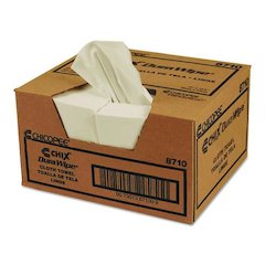 VeraClean Critical Cleaning Wipes, Smooth Texture, 1/4 Fold, 1-Ply, 12 x 13, Unscented, White, 400/Carton