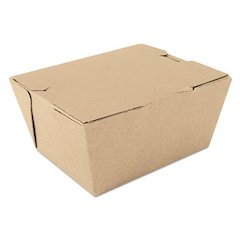 ChampPak Carryout Boxes, #1, 4.38 x 3.5 x 2.5, Brown, Paper, 450/Carton