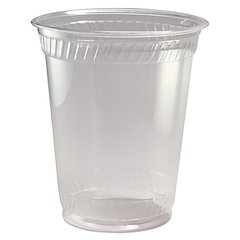 Greenware Cold Drink Cups, Squat, 12 oz to 14 oz, Sugarcane, Clear, 1,000/Carton