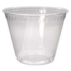 Greenware Cold Drink Cups, Old-Fashioned Cup, 9 oz, Sugarcane, Clear, 50/Sleeve, 20 Sleeves/Carton
