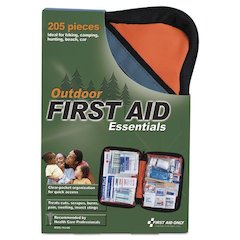 Outdoor Softsided First Aid Kit, 205 Pieces, Fabric Case