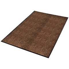 Platinum Series Walk-Off Indoor Wiper Mat, Rectangular, Brown Carpeted Surface, 36" x 60"