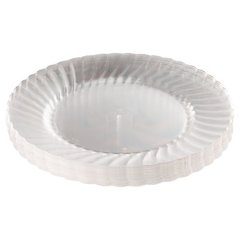 Classicware Plastic Plates, 9" dia, Clear, 12/Pack
