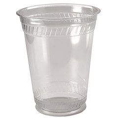 Kal-Clear PET Cold Drink Cups, 16 oz to 18 oz, Plastic, Clear, 50/Sleeve, 20 Sleeves/Carton