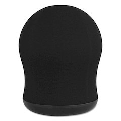 Zenergy Swivel Ball Chair, Backless, Supports Up to 250 lb., Black