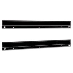 E-Z Stor Steel Project Centers, Wall Mount Bracket Set, Black