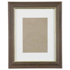 7105000528698, SKILCRAFT Walnut Vinyl Frames, Certificate/Photo, 8 x 10, 12/Carton