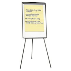 Dry Erase Board with Tripod Easel, 29" x 41", White Surface