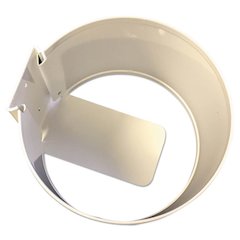 Wall Mount Holder, 6 x 6 x 4, White, 12/Carton
