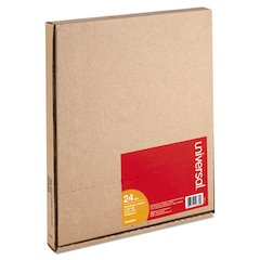 Insertable Tab Index, 5-Tab, 11 x 8.5, Buff, Assorted Tabs, 24 Sets