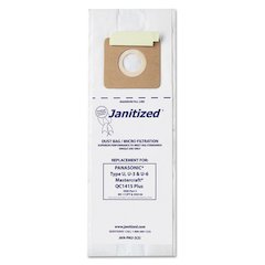 Vacuum Filter Bags Designed to Fit Panasonic Upright Type U, 36/Carton