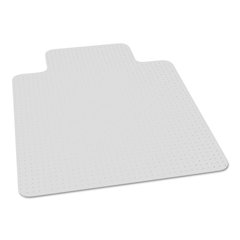 7220016568328, SKILCRAFT Biobased Chairmat for Low to Medium Pile Carpeted Floors, Rectangular with Lip, 45" x 53", Clear
