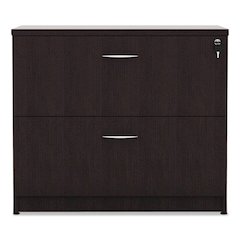 Alera Valencia Series Lateral File, 2 Legal/Letter-Size File Drawers, Espresso, 34" x 22.75" x 29.5"