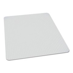 7220016568318, SKILCRAFT Biobased Chairmat for High Pile Carpeted Floors, Rectangular, 46" x 60", Clear