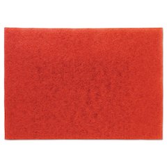 Low-Speed Buffer Floor Pads 5100, 28 x 14, Red, 10/Carton