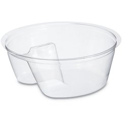 Single Compartment Cup Insert, 3.5 oz, Plastic, Clear, 1,000/Carton