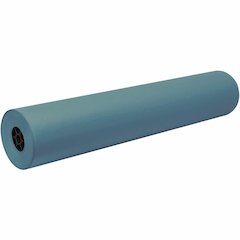 Decorol Flame Retardant Art Rolls, 40 lb Cover Weight, 36 x 1,000 ft, Sky Blue