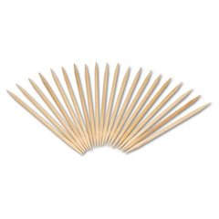 Round Wood Toothpicks, 2.5", Natural, 800/Box, 24 Boxes/Case, 5 Cases/Carton