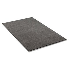 Rely-On Olefin Indoor Wiper Mat, Rectangular, Charcoal Gray Cut Pile Surface, 36" x 60"